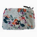Rome Velvet Pouch Papillons Gray