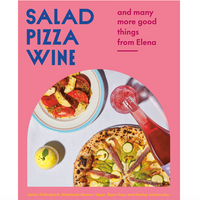 Salad Pizza Wine