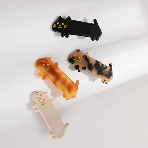 Cat Loaf Hair Barrette Set/2