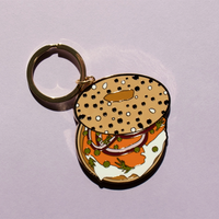 Porte-clés Bagel et Lox
