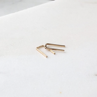 Boucles d'oreilles mini agrafe Token