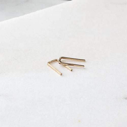 Token Mini Staple Earrings