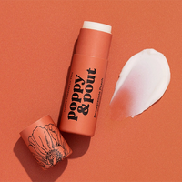 Poppy & Pout Lip Balm Pomegranate Peach