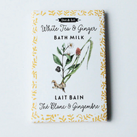 Dot & Lil White Tea & Ginger Flower Bath Milk Sachet