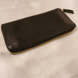 Meyelo Nubuck Zipper Wallet