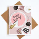 Carte Joyeux Anniversaire Gâteau