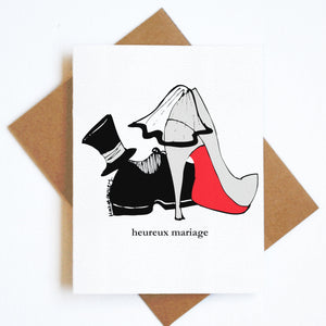 Card Heureux Mariage