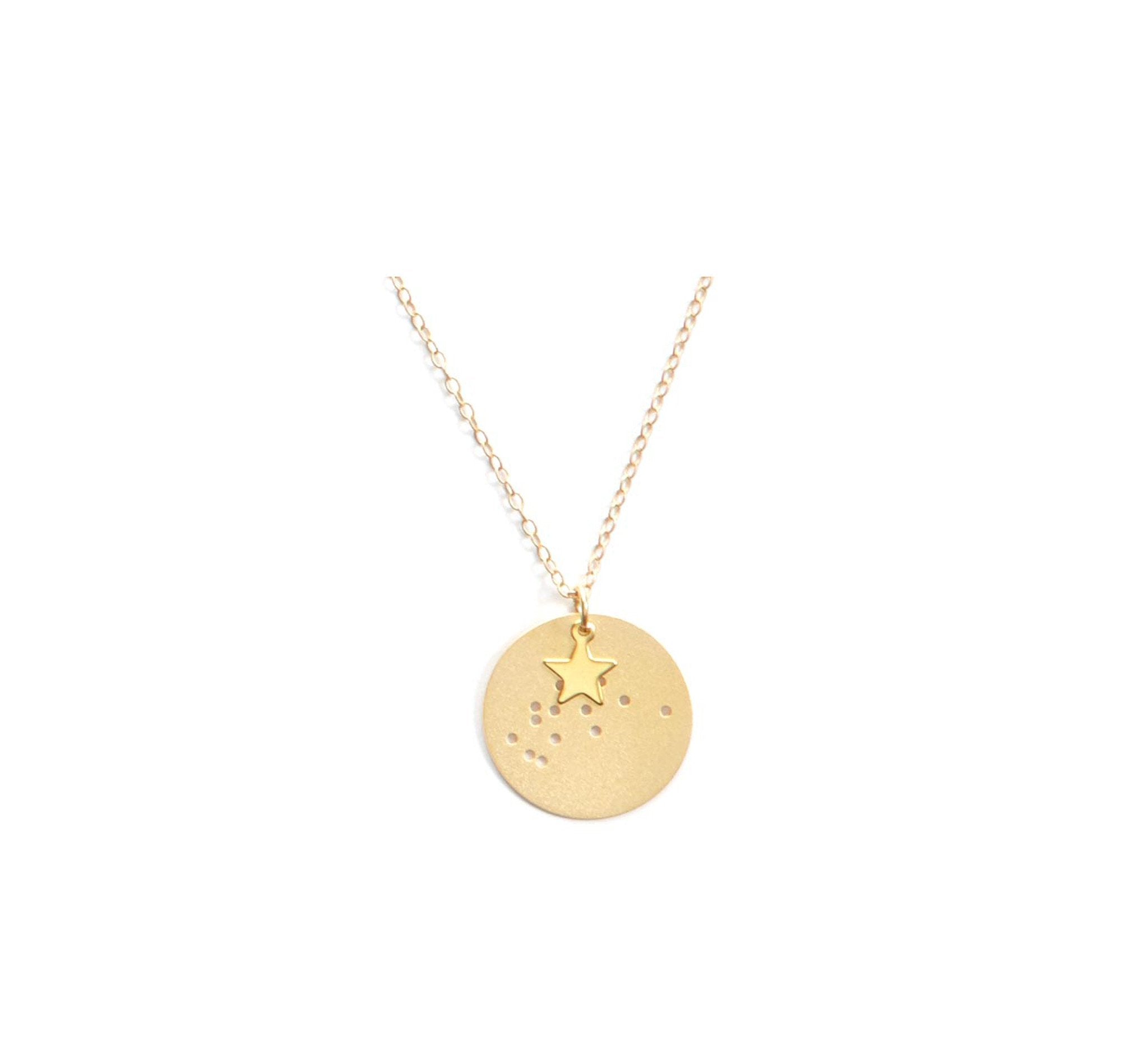 Julie Nolan -  14 kt Dipped Zodiac Necklace