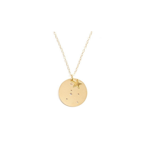 Julie Nolan -  14 kt Dipped Zodiac Necklace
