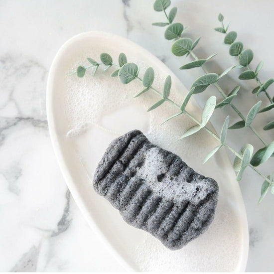Konjac Bamboo Charcoal Body Sponge