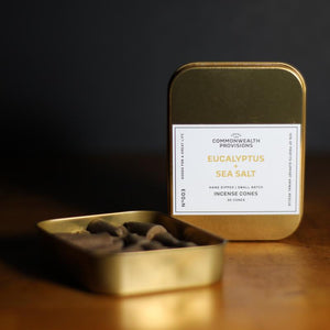 Commonwealth Provisions Incense  Eucalyptus & Sea Salt