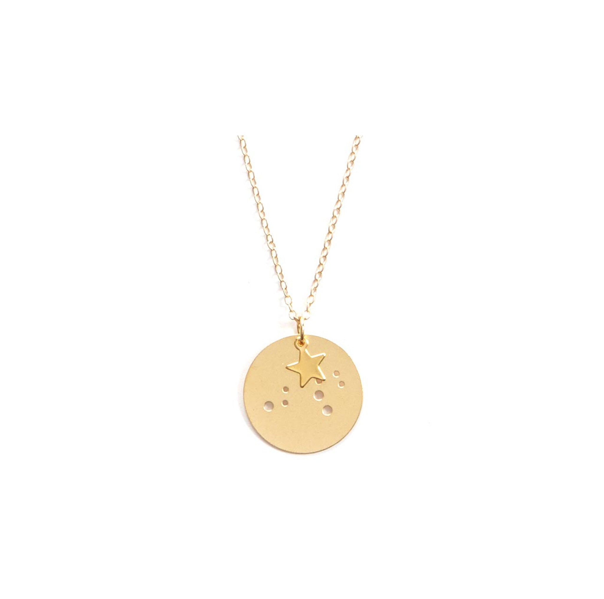 Julie Nolan -  14 kt Dipped Zodiac Necklace