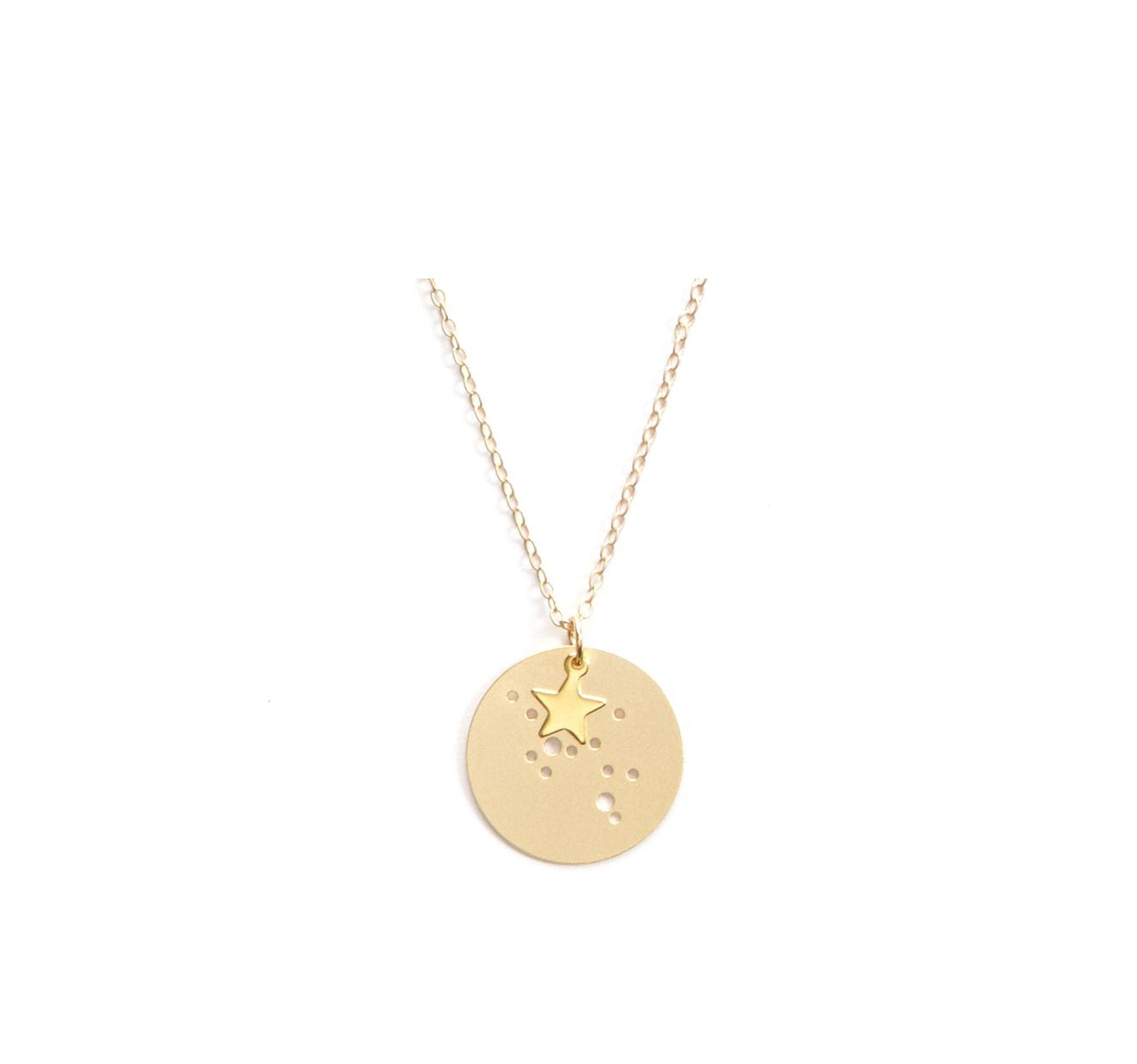 Julie Nolan -  14 kt Dipped Zodiac Necklace
