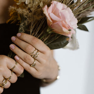 Julie Nolan Ring- 2 Headed Snake