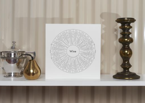 Archie's Press Print "Wine"