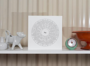 Archie's Press Print "Pie"