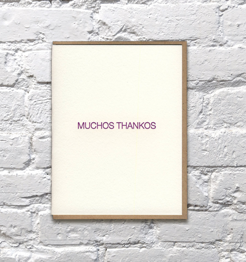 Carte Muchos Thankos