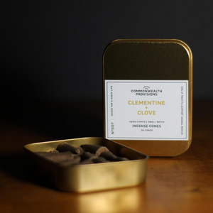 Commonwealth Provisions Incense Clementine & Clove