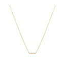 Collier Pave Bar Leah Alexandra CZ