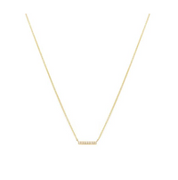 Collier Pave Bar Leah Alexandra CZ