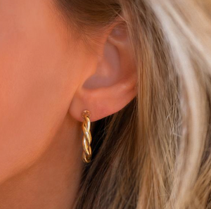 Leah Alexandra Twist Hoops