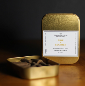 Commonwealth Provisions Incense Pine & Leather