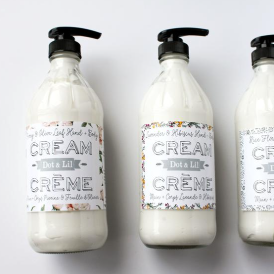 Dot & Lil Peony & Olive Leaf Hand & Body Creme