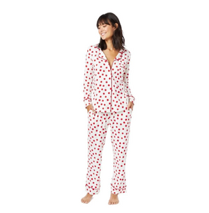 The Cats Pajamas Sprinkle Dots Pima Knit Pajama