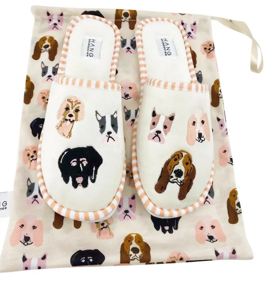 Pantoufles à chien Hang