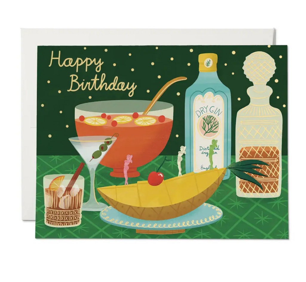 Card Boozy Birthday