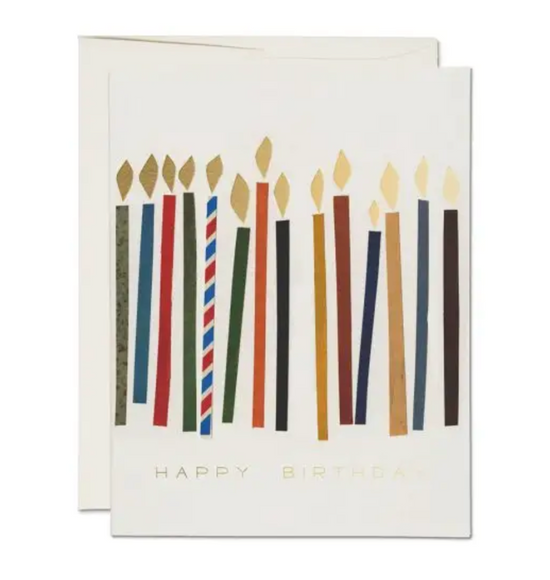 Bougies en forme de carte
