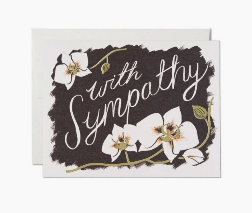 Card Sympathy Orchids