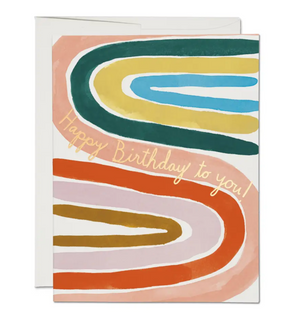 Card Rainbow Birthday