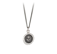 Pyrrha Rose Pendant 18"