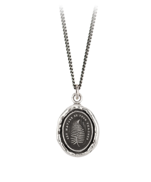 Pendentif Pyrrha Laissez la Nature Être Votre Enseignant 18"