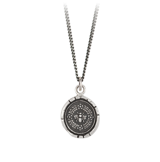 Pyrrha Honeybee Pendant 18"