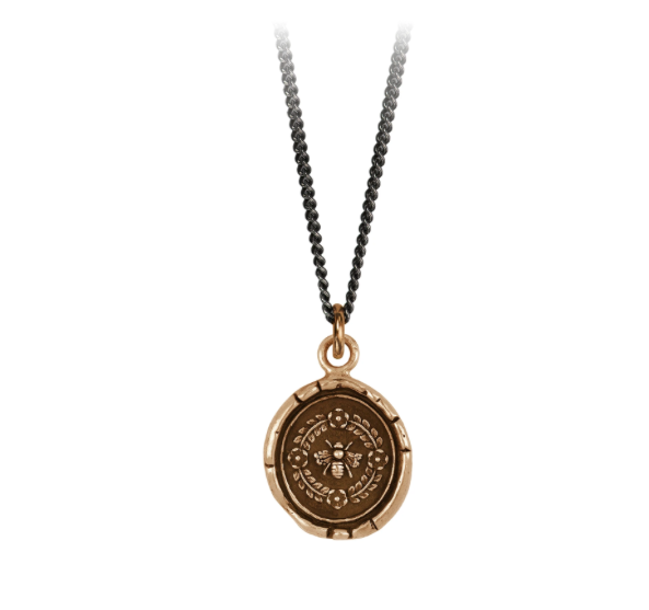 Pyrrha Honeybee Pendant 18"