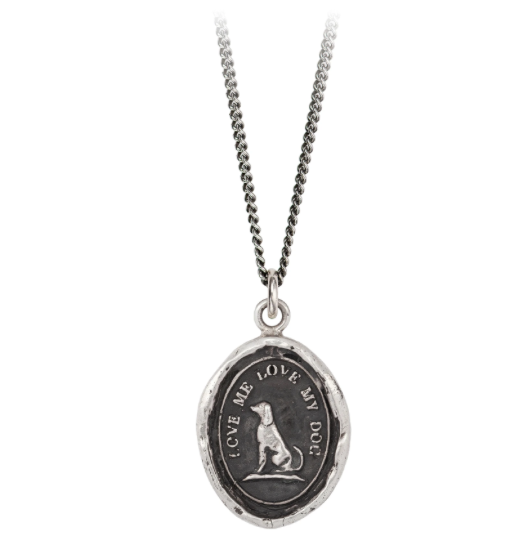 Pyrrha Love My Dog Pendant  18"