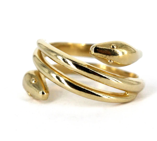 Julie Nolan Heads/Tails Snake Ring