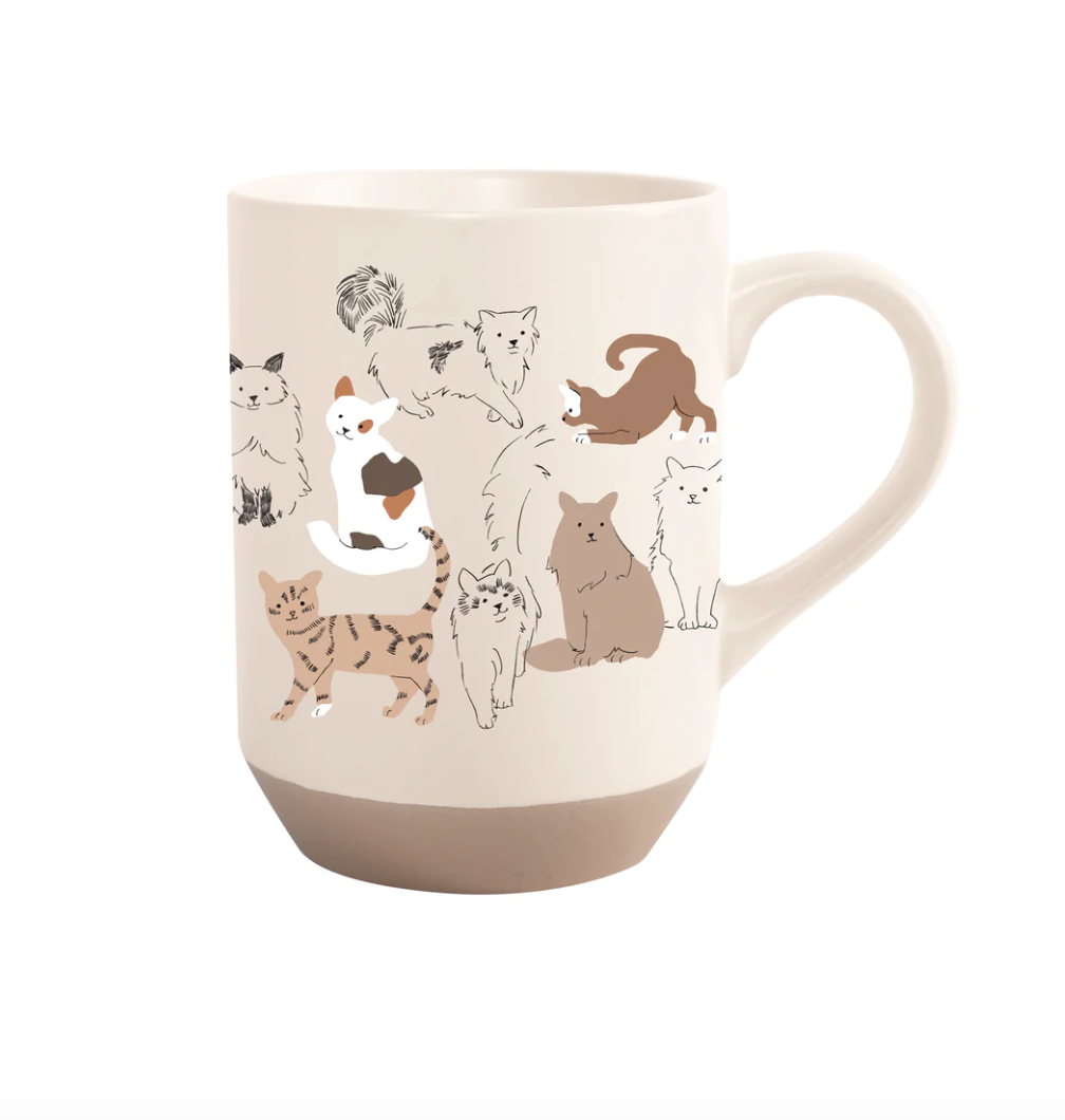 Fringe Studio Pencil Cats Mug