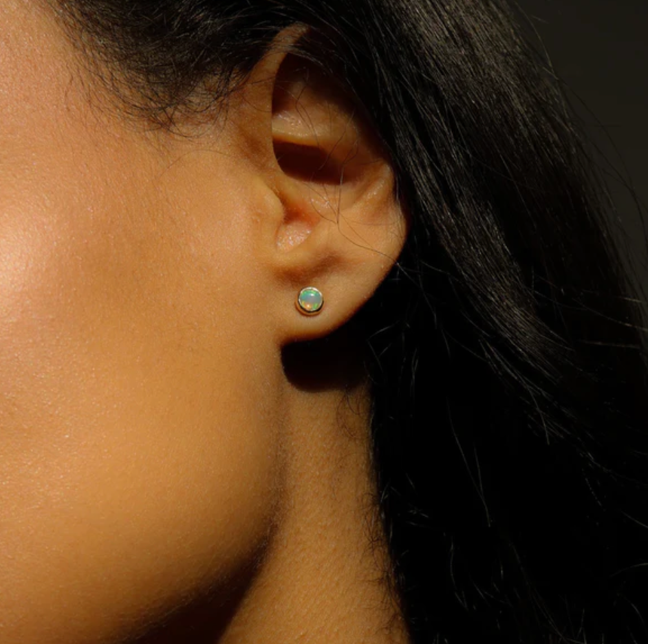 Leah Alexandra Cabochon Studs