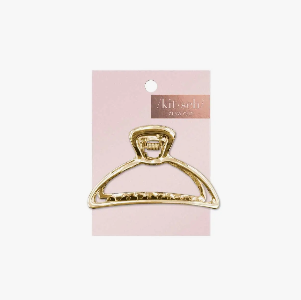 Kitsch Open Shape Claw Clip Gold