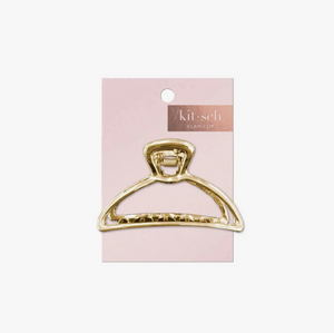 Kitsch Open Shape Claw Clip Gold