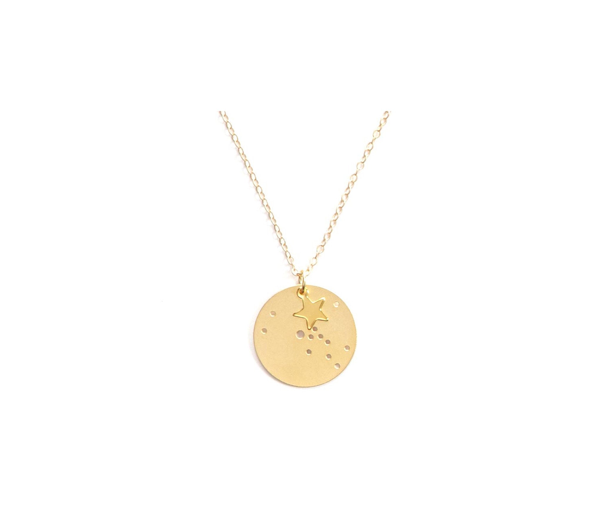Julie Nolan -  14 kt Dipped Zodiac Necklace