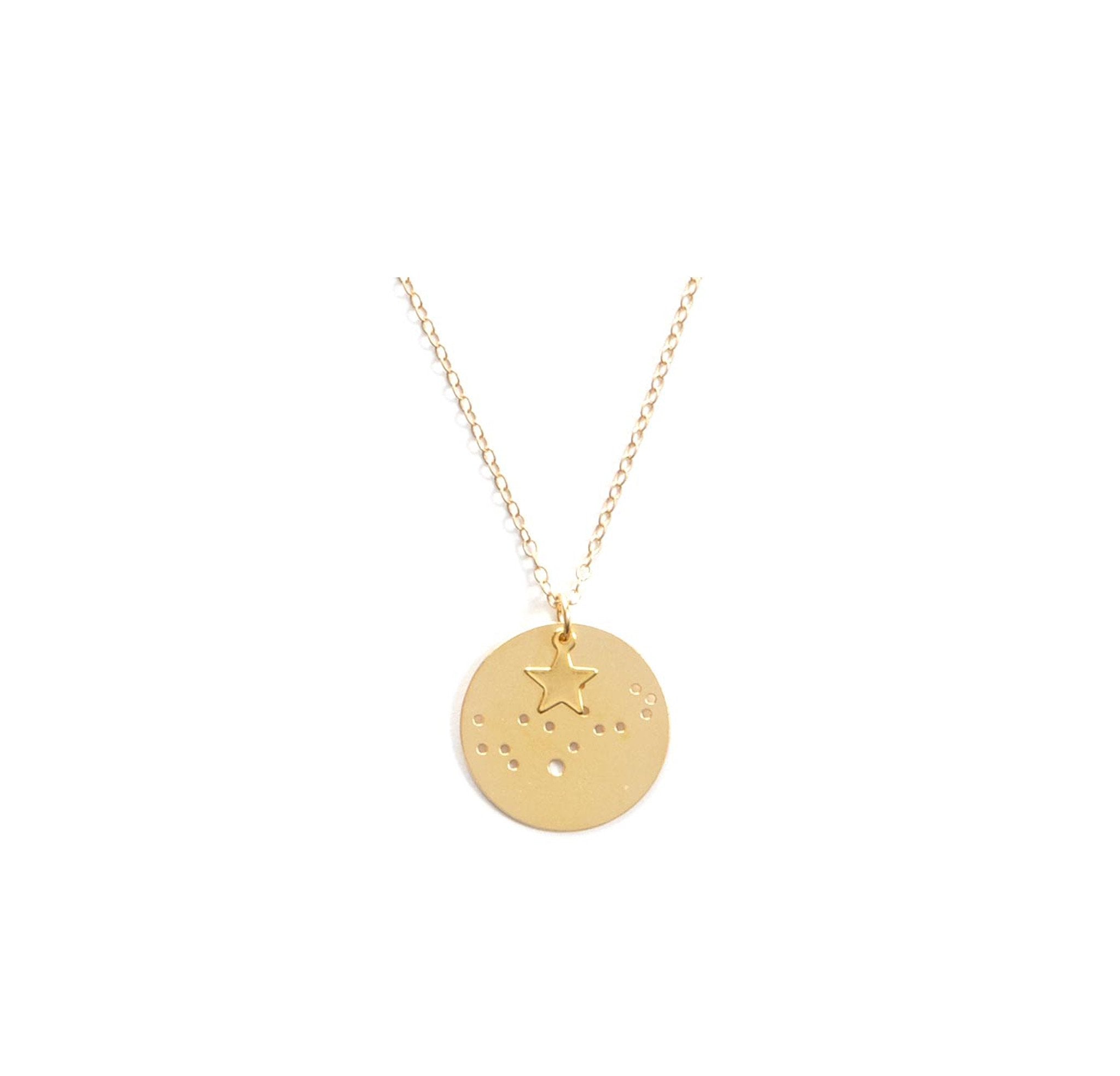 Julie Nolan -  14 kt Dipped Zodiac Necklace