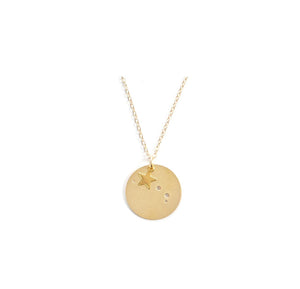 Julie Nolan -  14 kt Dipped Zodiac Necklace