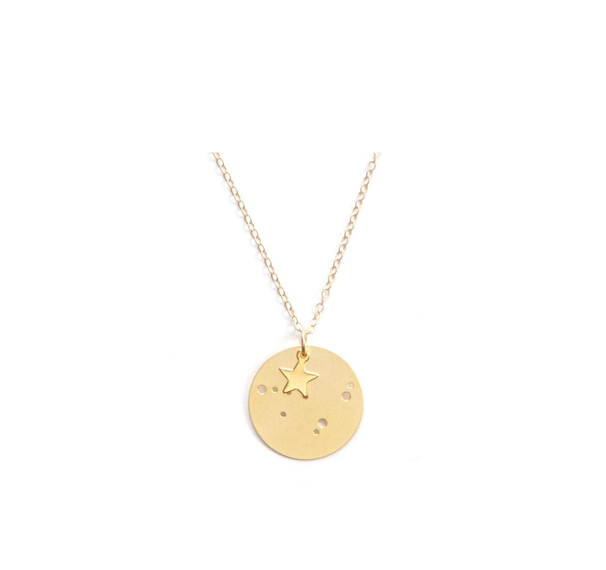 Julie Nolan -  14 kt Dipped Zodiac Necklace