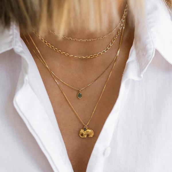 Leah Alexandra - Collier Alba en Goldfill