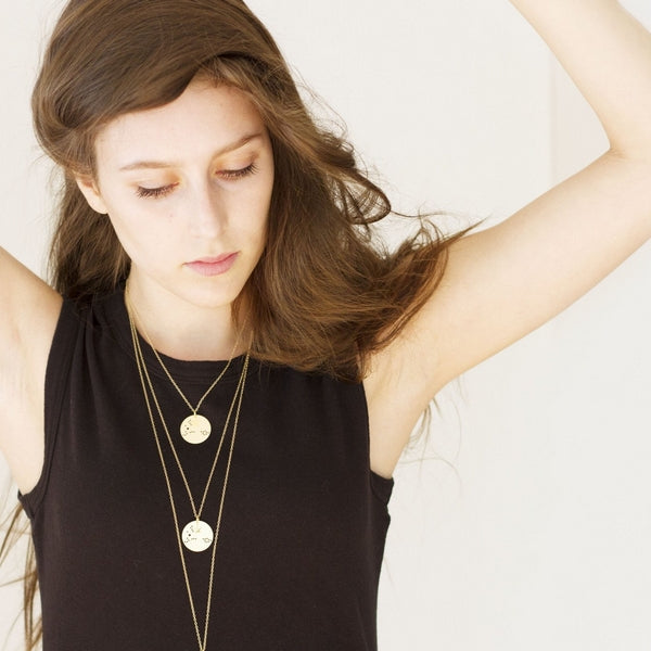 Julie Nolan -  14 kt Dipped Zodiac Necklace