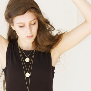 Julie Nolan -  14 kt Dipped Zodiac Necklace
